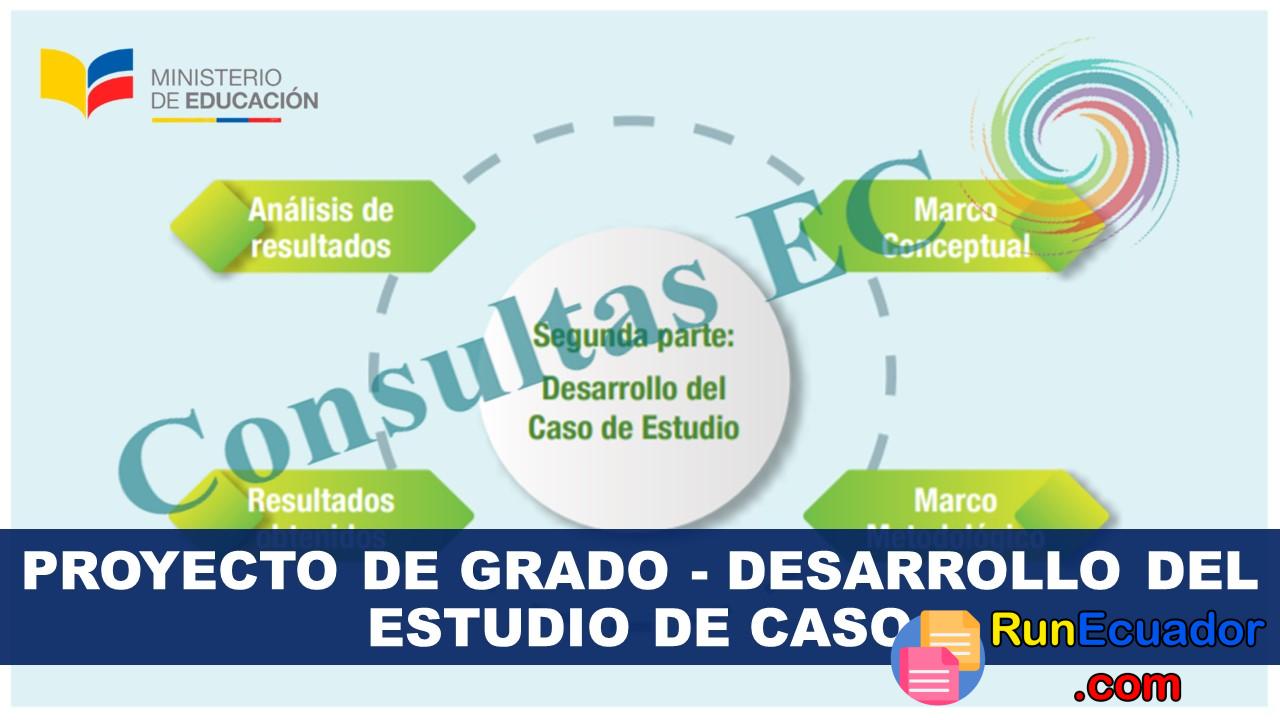 ≫ Proyecto de Grado - Desarrollo del Estudio de Caso (2022)