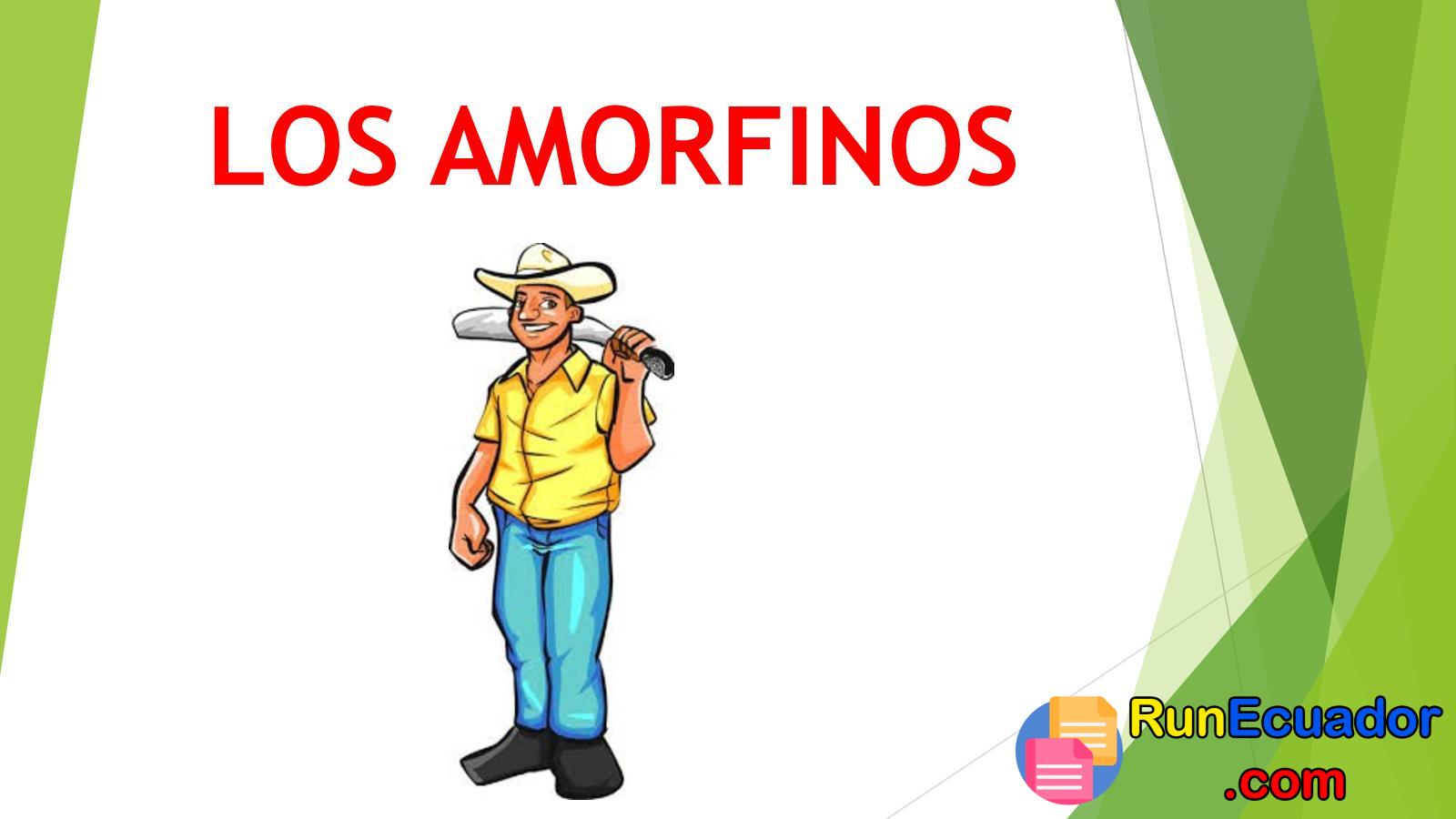Amorfinos Cortos