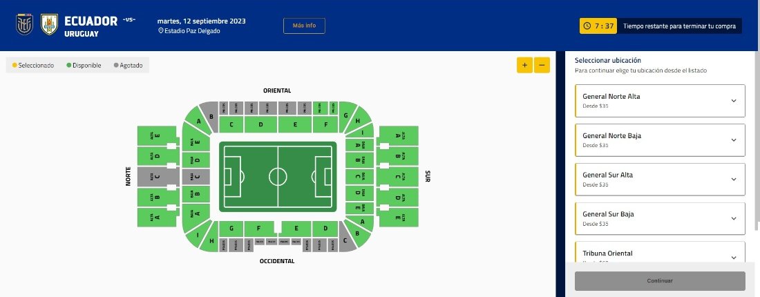 Fan FEF | Compra de Entradas para Partidos de Ecuador en Eliminatorias