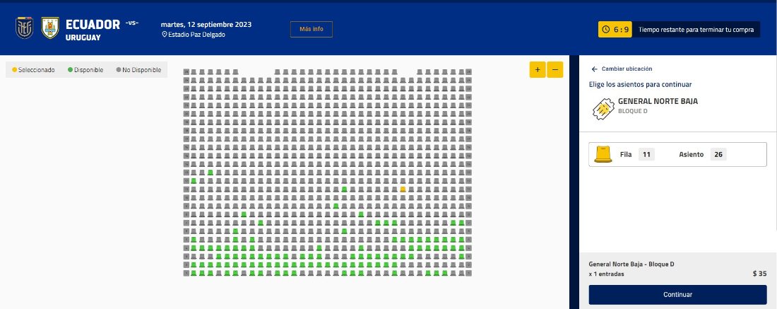 Fan FEF | Compra de Entradas para Partidos de Ecuador en Eliminatorias