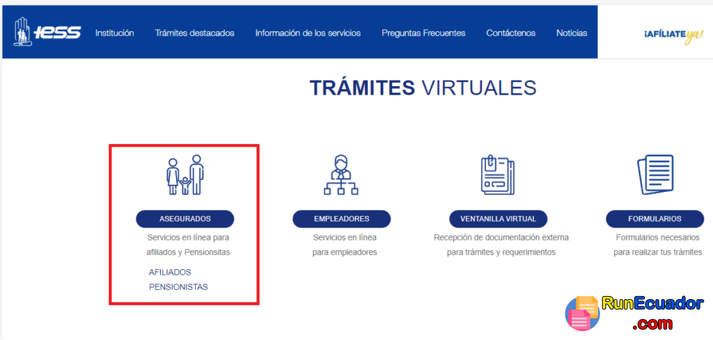 Cómo actualizar los datos en el IESS en línea 5 Cómo actualizar los datos en el IESS en línea