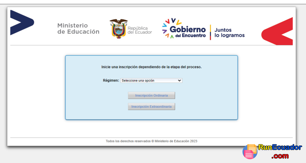 Inscripciones en Línea Ministerio de Educación 4 Inscripciones en Línea Ministerio de Educación