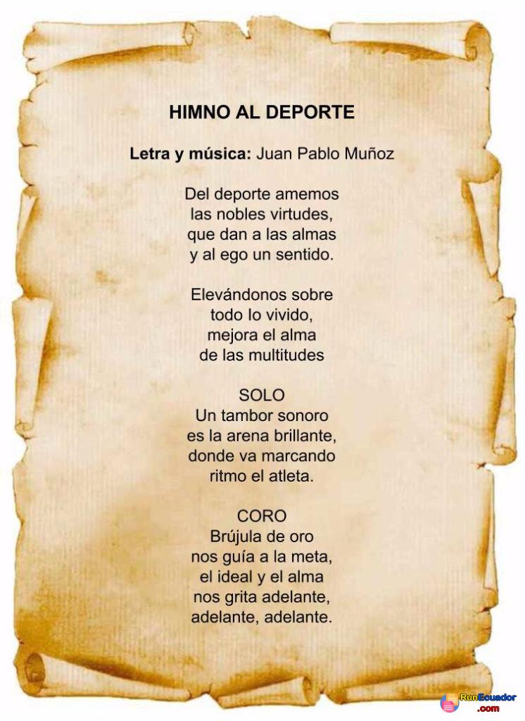 Himno al Deporte Letra y Música 1 Himno al Deporte Letra y Música