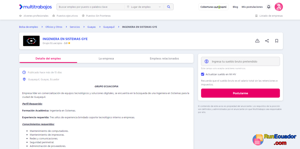 Multitrabajos.com: Buscar Ofertas de Empleo en Línea 24 Multitrabajos.com: Buscar Ofertas de Empleo en Línea