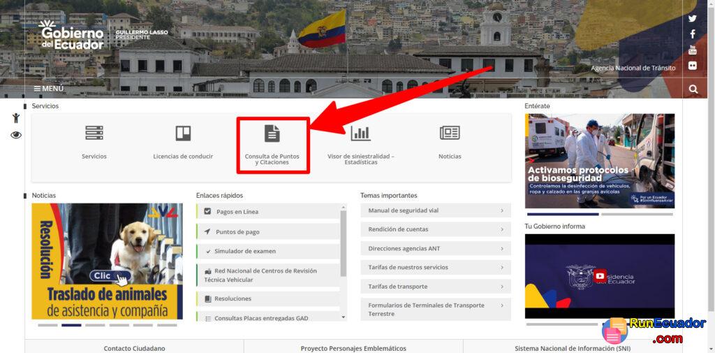 Consulta de Multas de Tránsito por Licencia o por Placa ANT 5 Consultar Multas de Transito