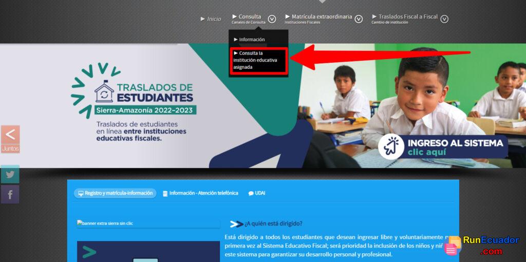 Consultar Asignación de Cupos Ciclo Costa - Sierra 3 Consultar Asignación de Cupos Ciclo Costa - Sierra