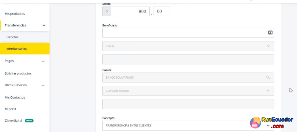 Transferencias Bancarias Banco Pichincha 2 Transferencias Bancarias Banco Pichincha