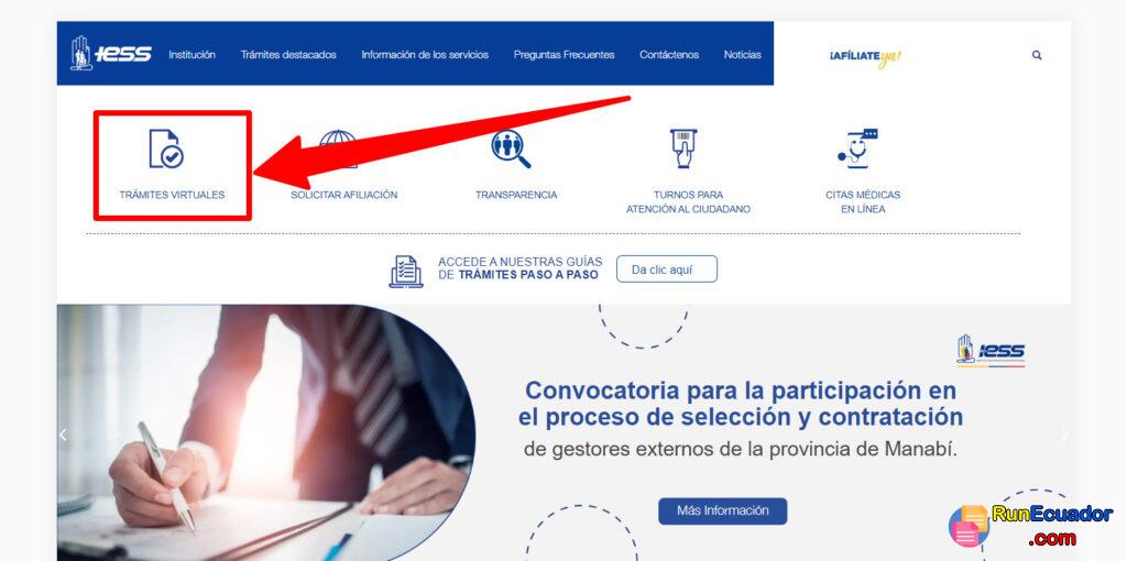Consultar Aportaciones al IESS 1 Consultar Aportaciones al IESS