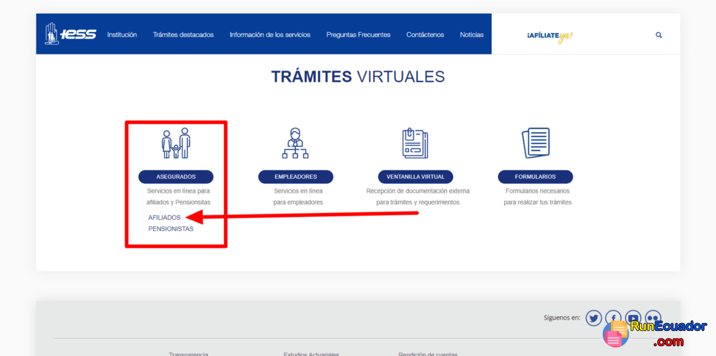 Consultar Aportaciones al IESS 2 Consultar Aportaciones al IESS