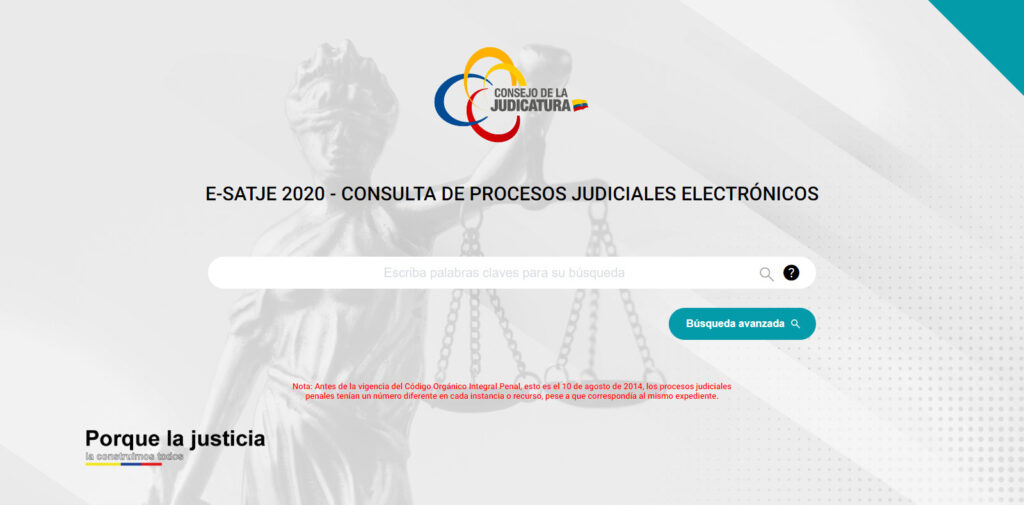 Consulta de Procesos Judiciales 1 Consulta de Procesos Judiciales