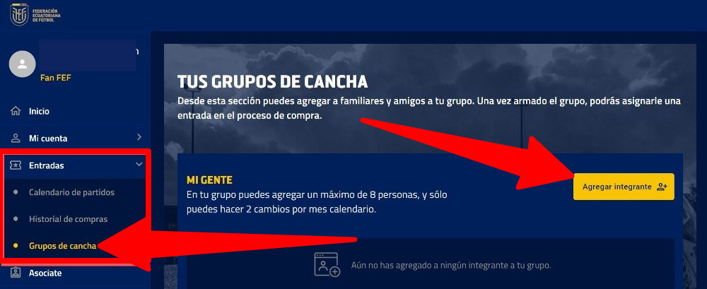 Fan FEF | Compra de Entradas para Partidos de Ecuador en Eliminatorias