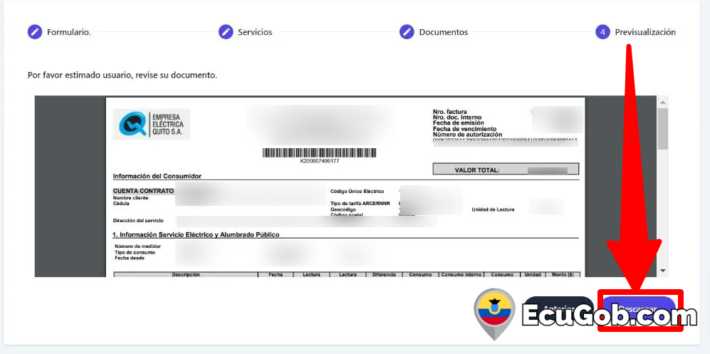 Consultar Planilla de Luz Quito 7 Consultar Planilla de Luz Quito
