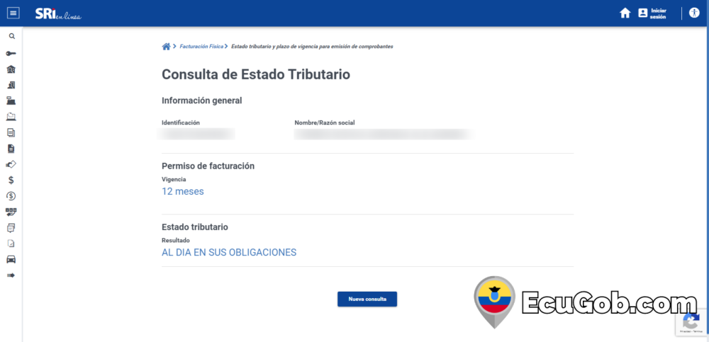 Consultar Estado Tributario SRI | Lista Blanca SRI 6 Consultar Estado Tributario SRI | Lista Blanca SRI