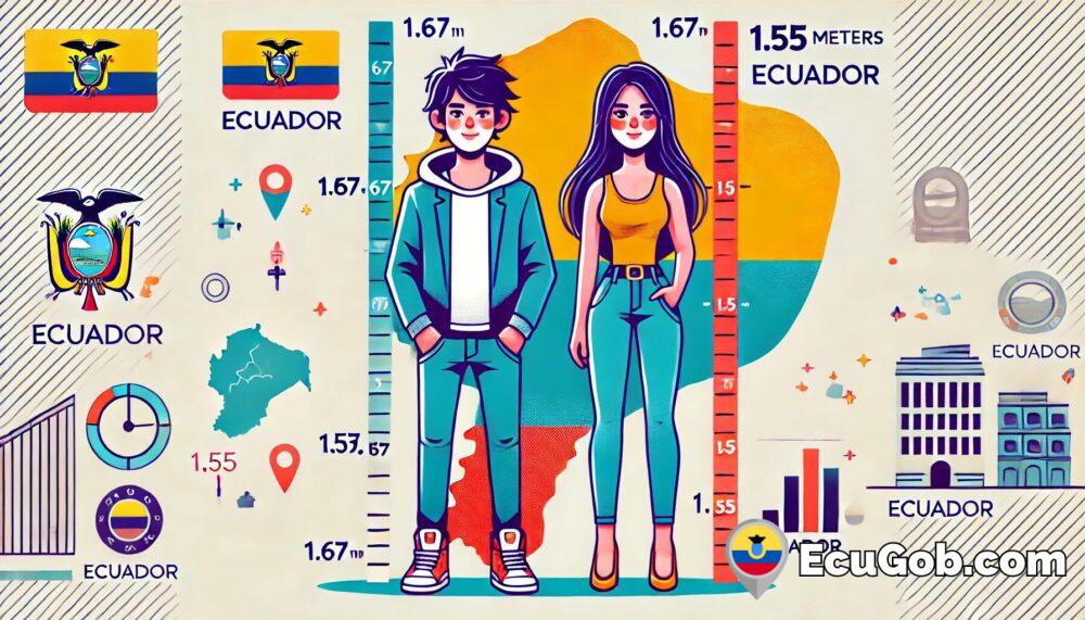 Estatura Promedio en Ecuador ¿Cuánto miden Hombres y Mujeres? 5 Estatura Promedio en Ecuador ¿Cuánto miden Hombres y Mujeres?