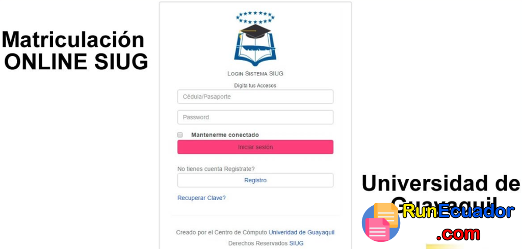 SIUG Universidad de Guayaquil 5 SIUG