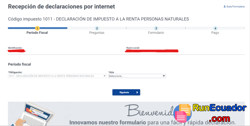 Formulario 102 SRI 8 Formulario 102 SRI