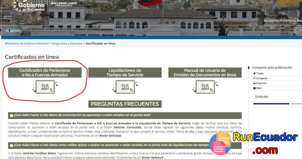 Certificado de No Pertenecer a las Fuerzas Armadas 3 Certificado de No Pertenecer a las Fuerzas Armadas