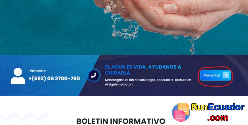 Planilla de Agua Esmeraldas 5 Planilla de Agua Esmeraldas