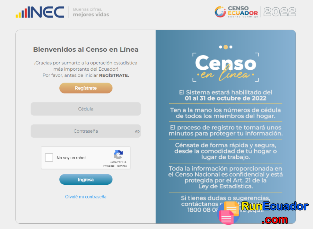 Censo en Línea INEC censoecuador.gob.ec 1 Censo en Línea INEC censoecuador.gob.ec
