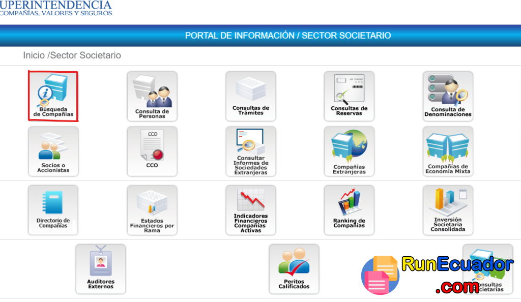 Superintendencia de Compañías | Consulta de Compañías Registradas 4 Superintendencia de Compañías | Consulta de Compañías Registradas