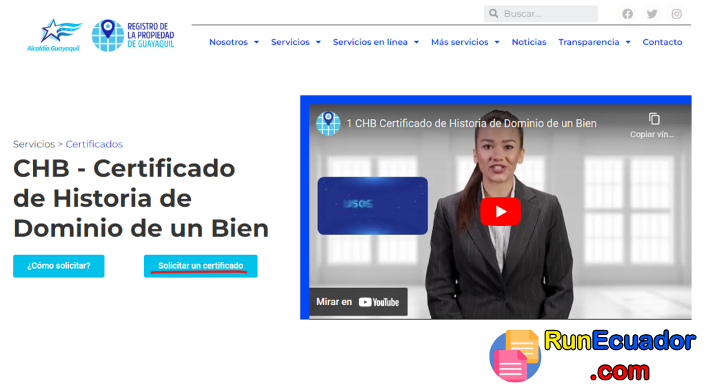Certificado de Historia de Dominio en Guayaquil 4 Certificado de Historia de Dominio en Guayaquil