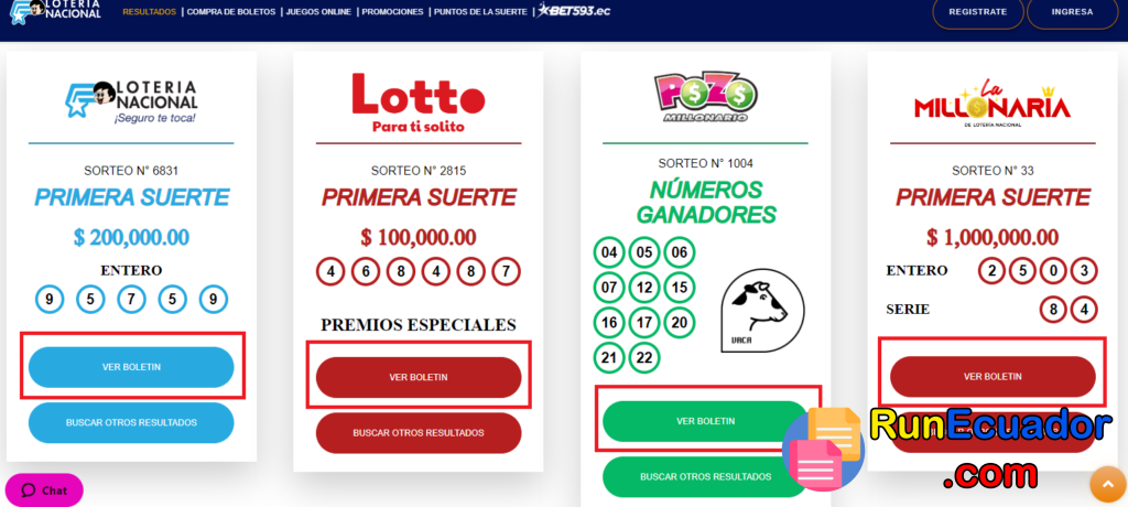 Consultar Resultados Lotería Nacional 1 Consultar Resultados Lotería Nacional