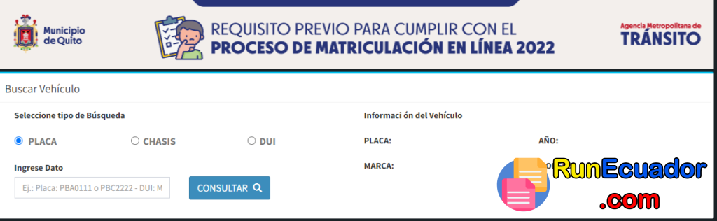 Generar Orden de Pago AMT Revisión Vehicular 5 Generar Orden de Pago AMT Revisión Vehicular