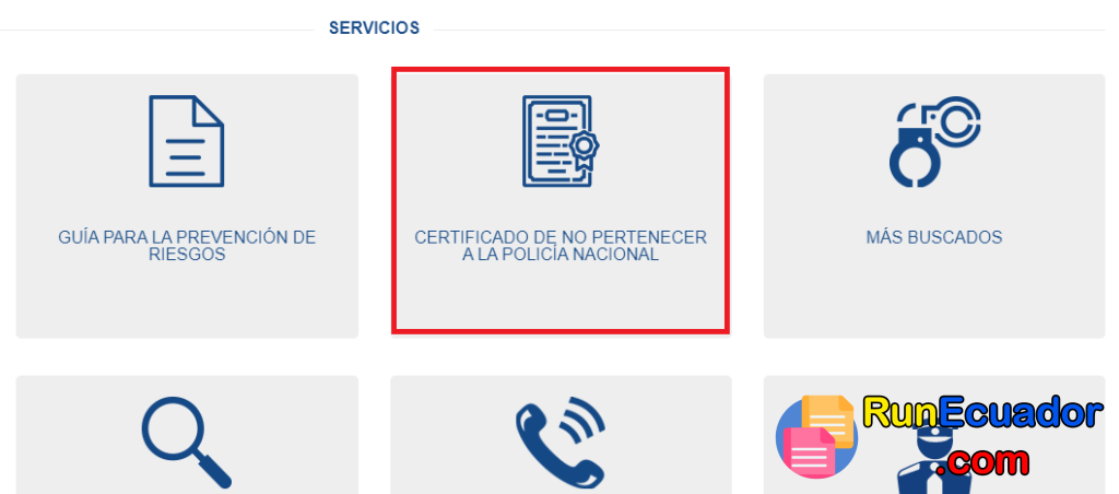 Certificado de no Pertenecer a la Policía 3 Certificado de no Pertenecer a la Policía
