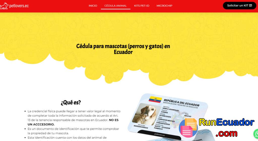 Registro Nacional de Mascotas 3 Registro Nacional de Mascotas